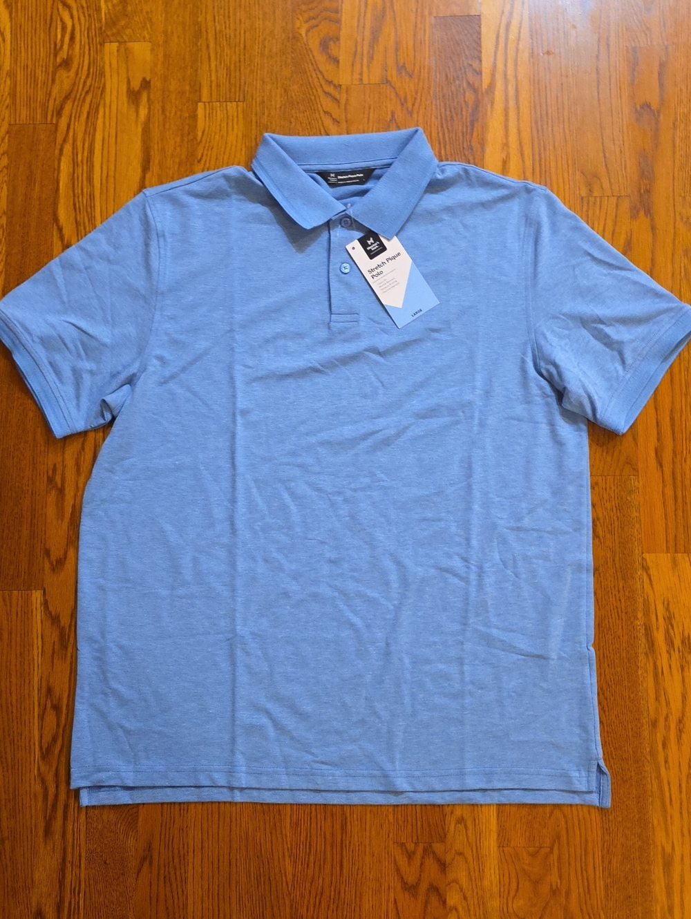 Members Mark Men's Polo NWT size L color Blue #MM-003